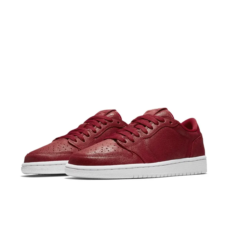 Jordan 1 Retro Low NS Gym Red White (W) Gym Red/White-Metallic Gold (AH7232-623)