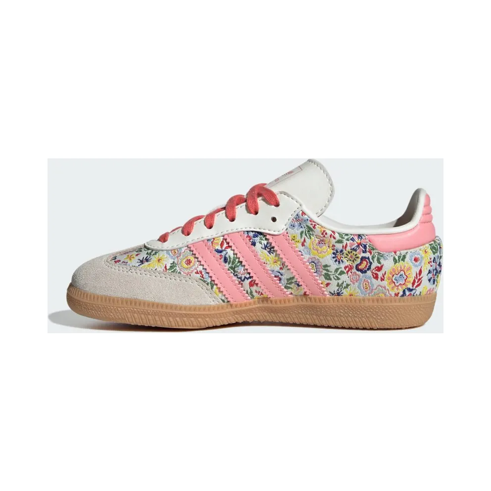 Adidas Samba OG x Liberty London Kids Multicolor / Beige / Pink / Gum (JI0281)