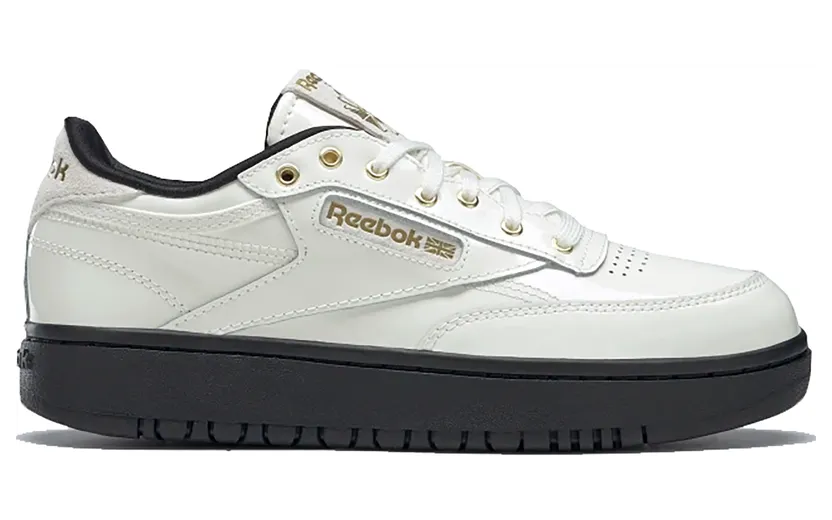 Reebok Cardi Club C Double Birthday 2020 (W) Chalk/Core Black-Matte Gold (Other Brands Reebok)