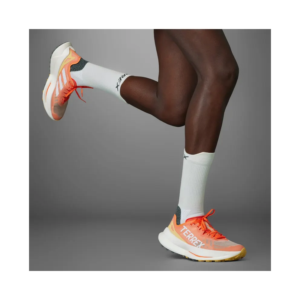 Adidas Terrex Agravic Speed Ultra Trail Running Amber Tint / Crystal White / Semi Spark (IF6597)