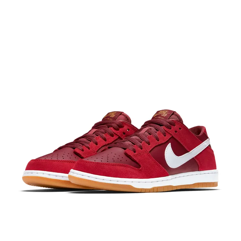 Nike SB Zoom Dunk Low Track Red Track Red/White-Cedar (854866-616)