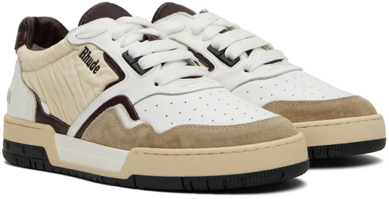 Rhude White & Beige Racing (RHPF22FO02178810)