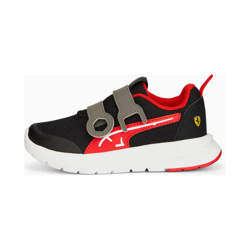 Puma Scuderia Ferrari Evolve PTC V Motorsportschuhe für Kinder Schwarz (307586-01)
