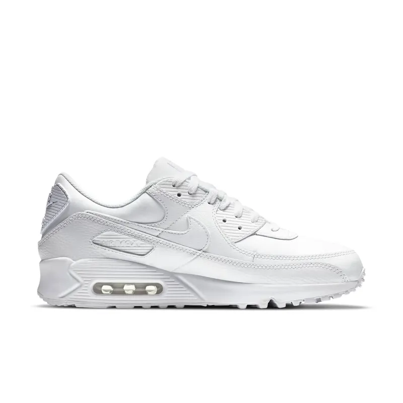 Nike Air Max 90 Leather Triple White (2020) White/White-White (CZ5594-100)
