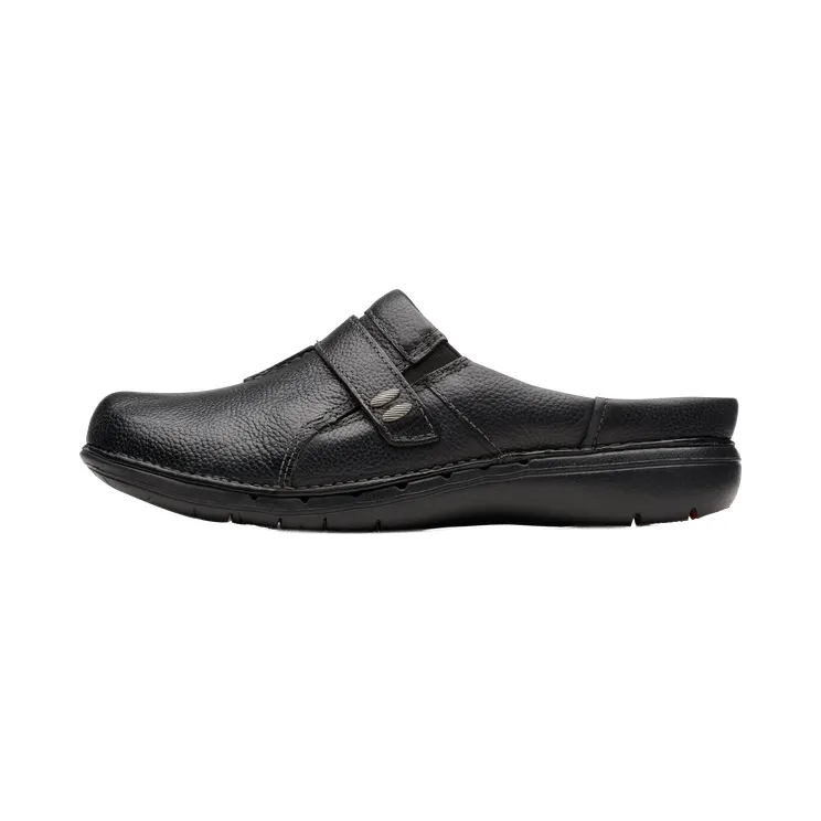 Clarks Un Loop Ease “Black Leather” (26174966)