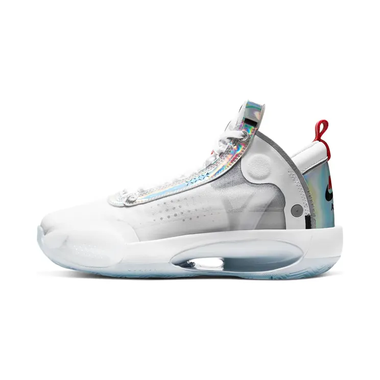 Jordan XXXIV White Metallic Silver (GS) “White / Metallic Silver” (BQ3384-101)