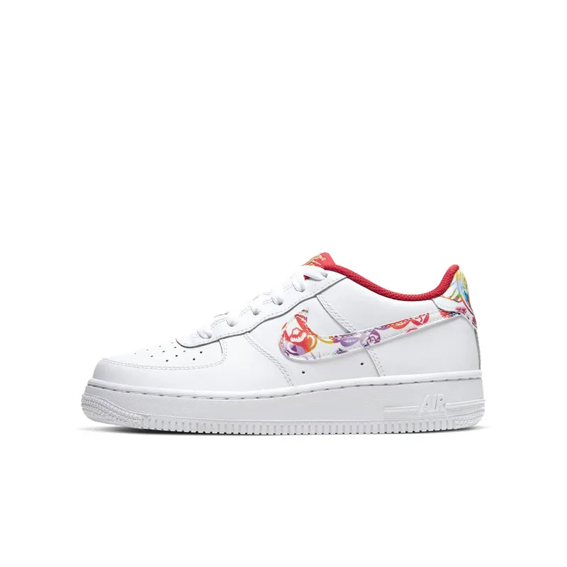 Nike Air Force 1 Chinese New Year 2020 (GS) White/White-Metallic Gold-Multi-Color (CU2980-191)