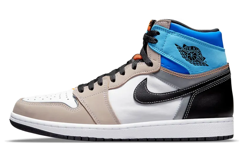 Jordan 1 High OG Prototype “White / Multi-Colour / Total Orange” (DC6515-100)