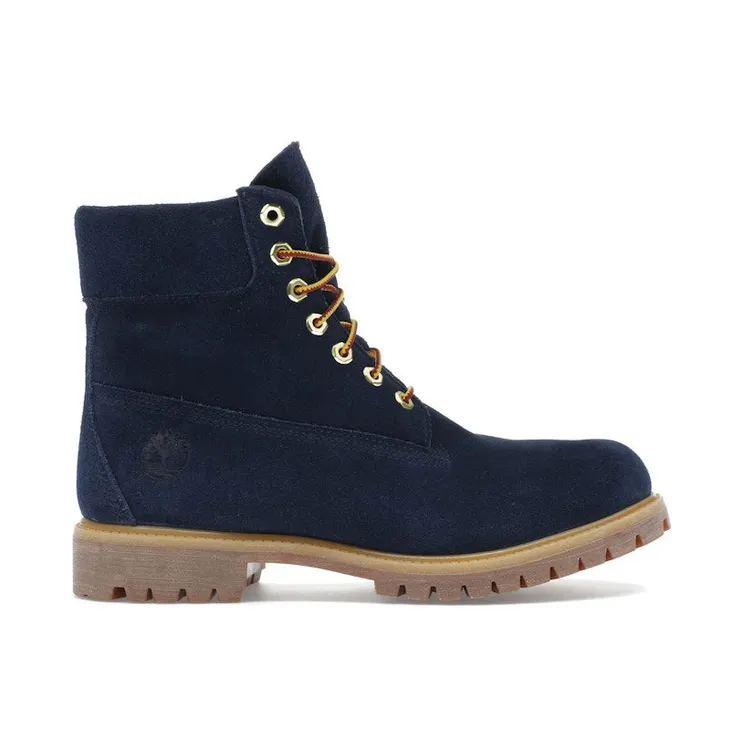 Timberland 6″ Premium Waterproof Boot American Eagle Navy Suede (TB0A6CC6-EW9)