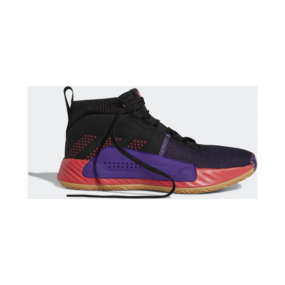 adidas Dame 5 Black Red Purple Core Black/Shock Red/Active Purple (BB9313)