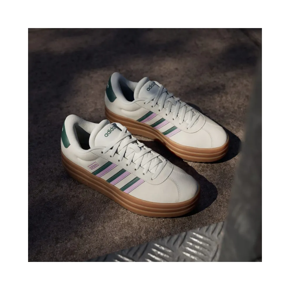 Adidas VL Court Bold Off White / Collegiate Green / Bliss Lilac (JI1788)