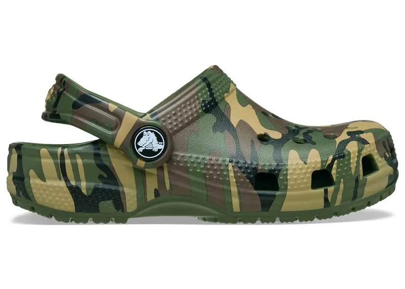 Crocs Classic Camouflage Clog Army Green Multi (211880-3TC)