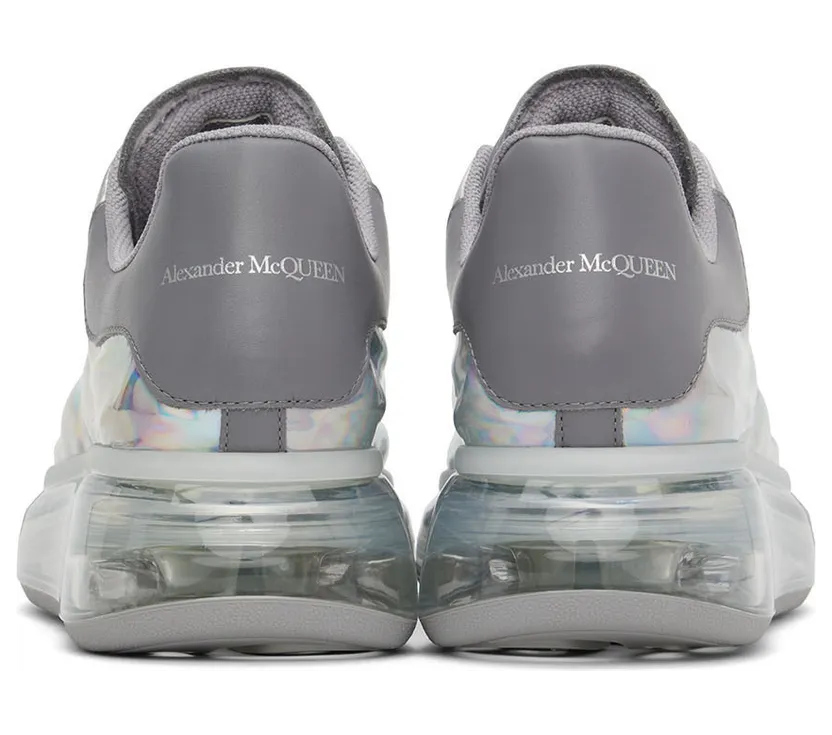 Alexander McQueen Silver Oversized Sneakers (682398W4K52) (4)