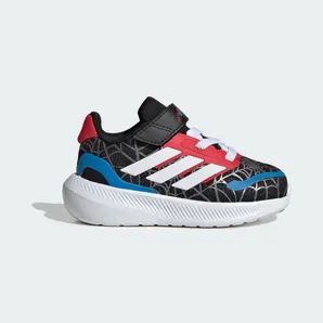 adidas Marvel Spider-man Runfalcon Shoes Kids “Core Black / Cloud White / Pure Ruby” (JR5661)