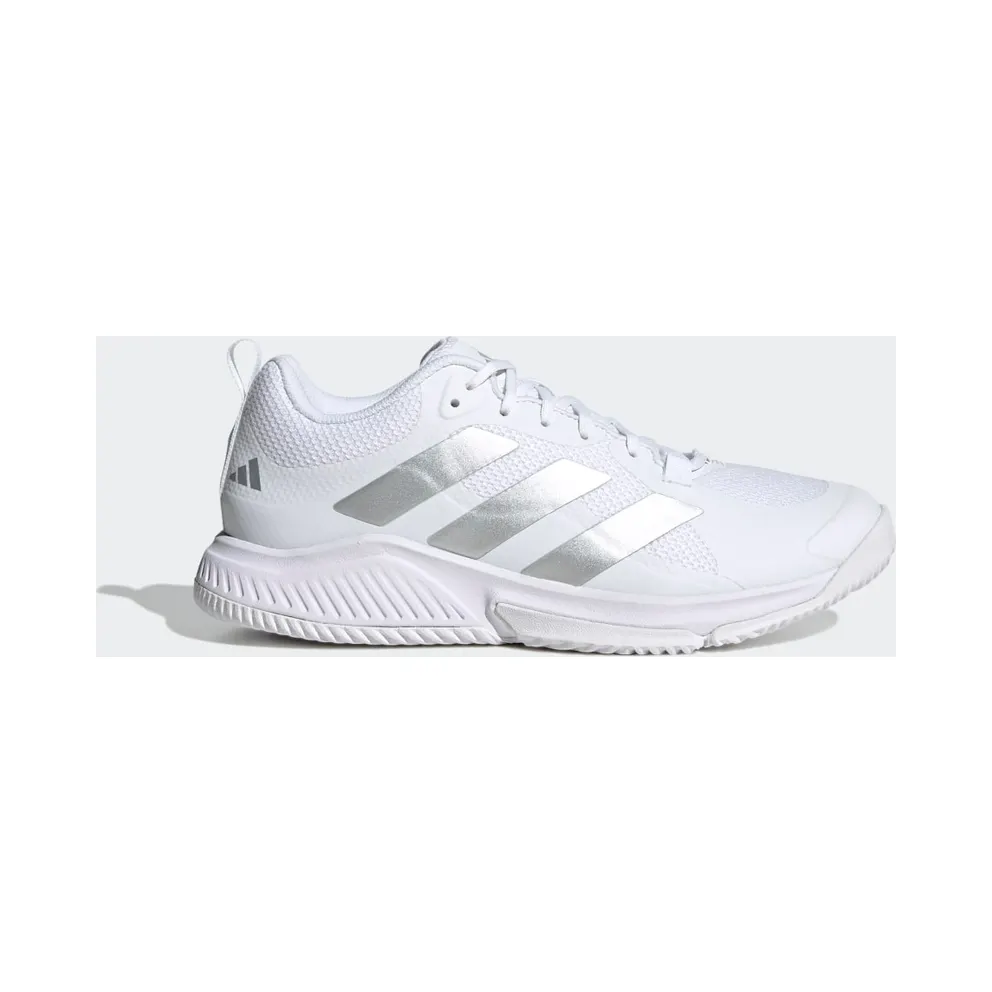 adidas Court Team Bounce 2.0 Cloud White / Silver Metallic / Grey One (HR1235)