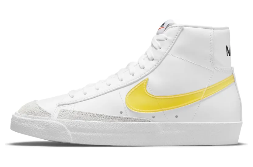 Nike Blazer Mid 77 Essential White Opti Yellow (W) (DJ3050-101)