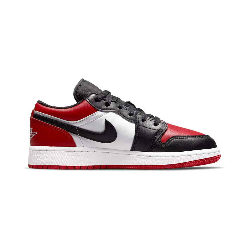 Air Jordan 1 Low Bred Toe (GS) (553560-612)