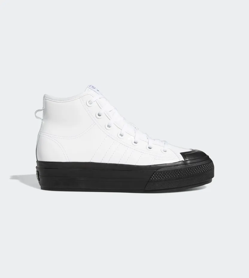 adidas Nizza RF Platform Mid Cloud White / Cloud White / Core Black (FY7606)
