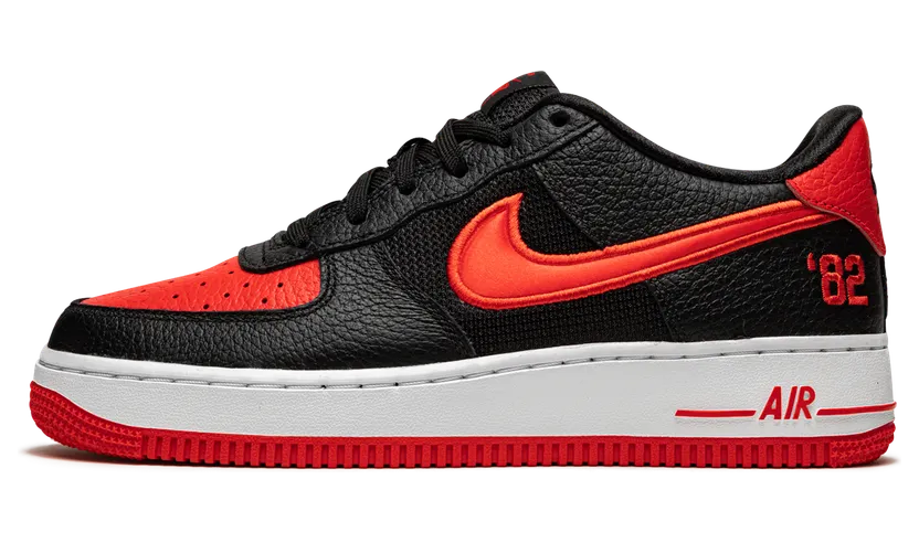 Nike Air Force 1 Low LV8 GS “Black / Chile / Racer Blue” (DH0201-001)