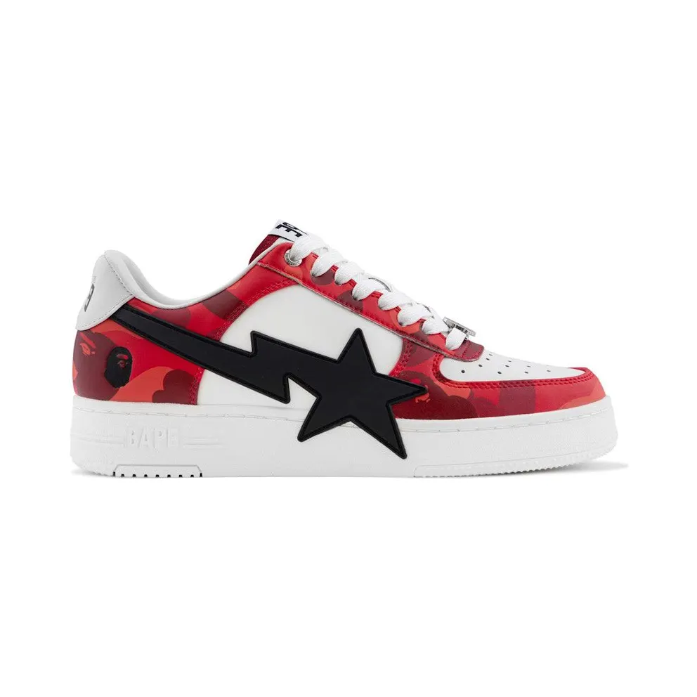 A Bathing Ape Bape Sta Low OS #1 Color Camo Red White (1L30-191-308-RED)