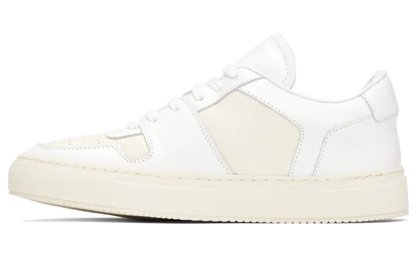 Common Projects White & Navy Decades Sneaker (6098) (3)