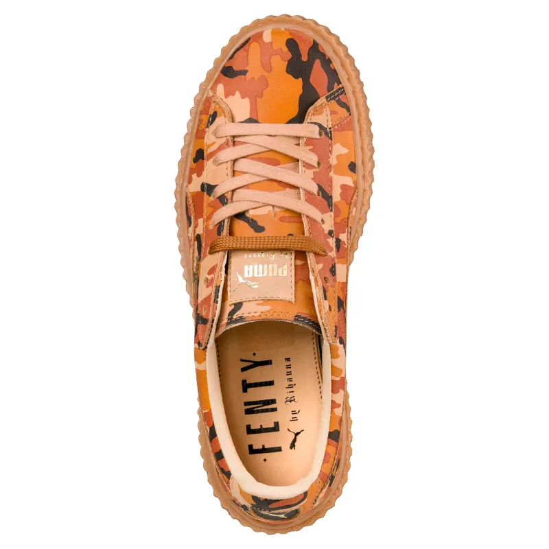 Puma Creepers Rihanna Fenty Camo Orange/Orange/Oatmeal (363277-01)
