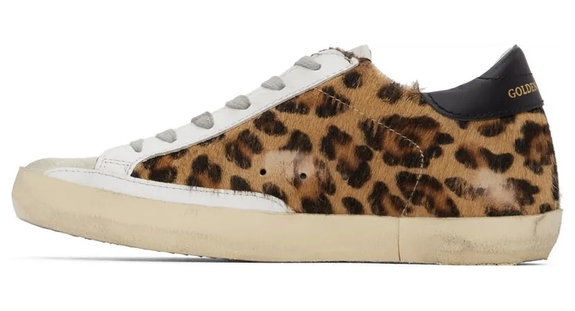 Golden Goose White & Brown Pony Hair Super-Star Classic Sneakers (GWF00101.F000565.80189) (3)