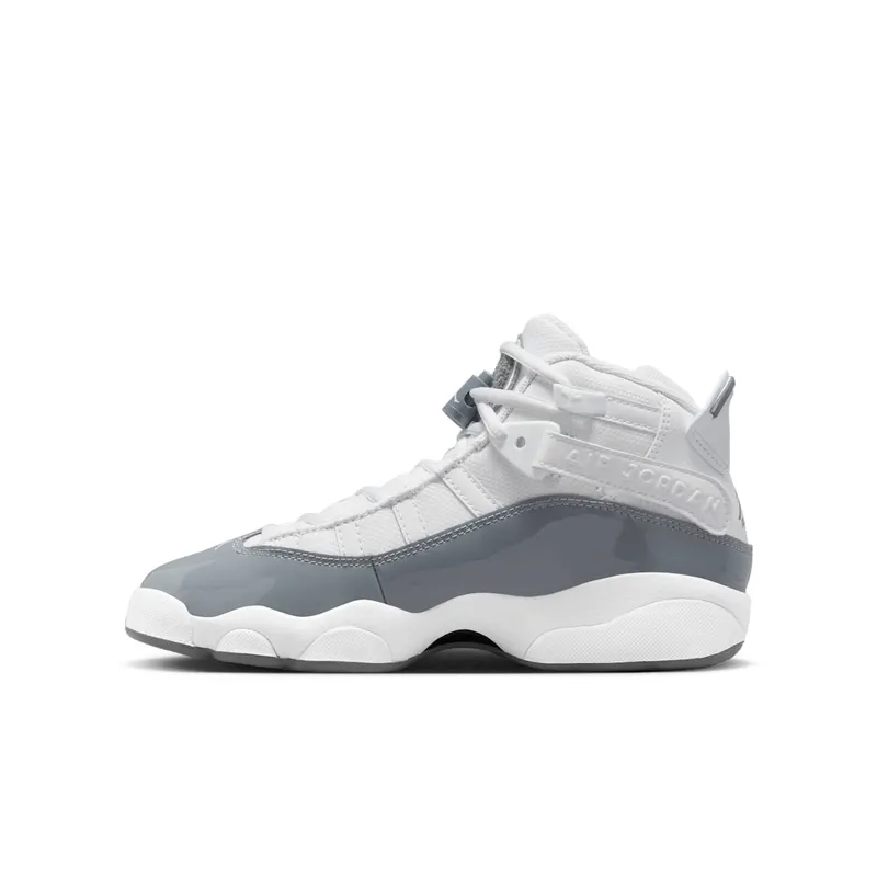 Air Jordan 6 RINGS GS “WHITE COOL GREY” (323419-121)