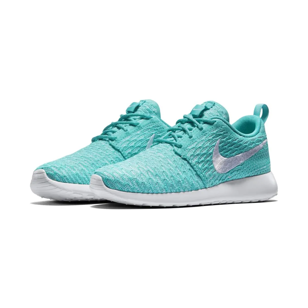 Nike Roshe Run Flyknit Sport Turquoise (W) Sport Turquoise/White-Hyper Turquoise (704927-300)