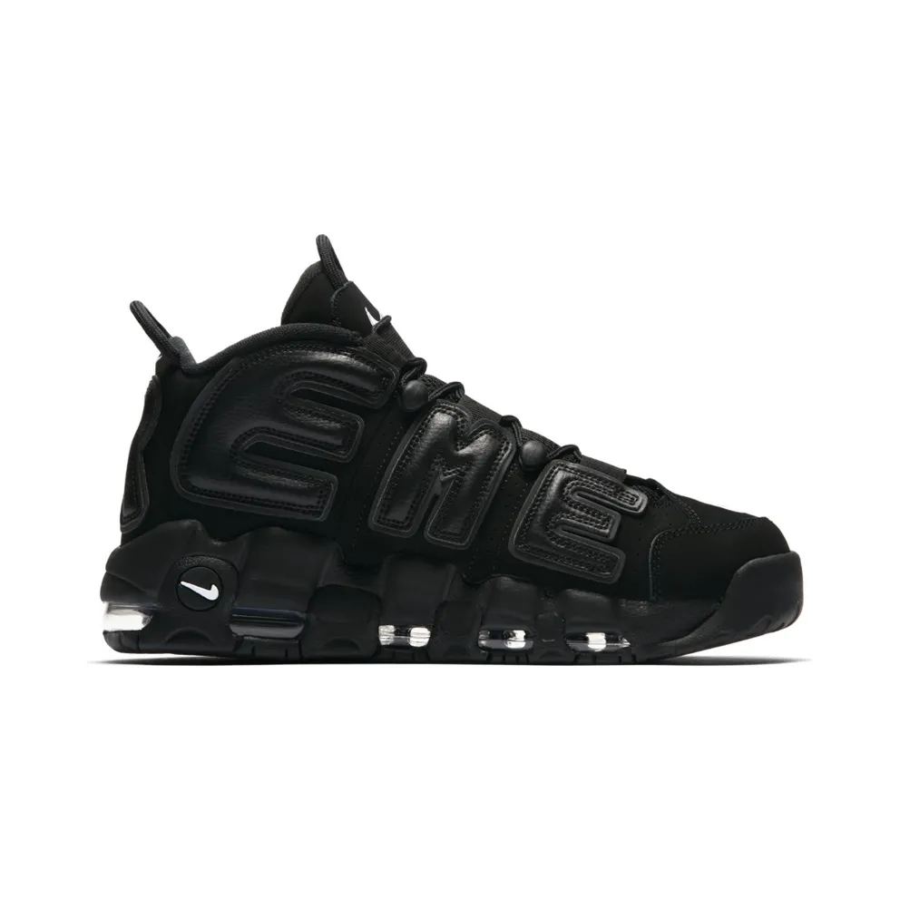 Nike Air More Uptempo Supreme “Suptempo” Black Black/Black-White (902290-001)