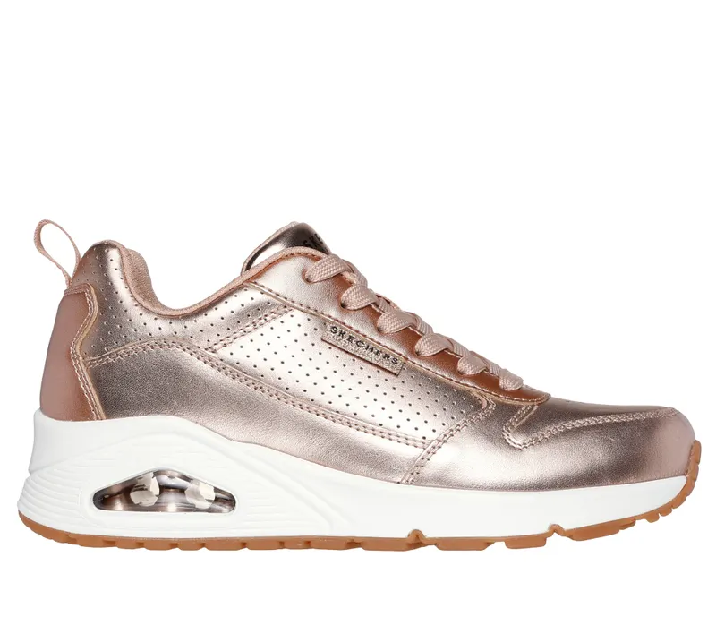 Skechers Uno – Metallixs – Roosgoud – “Gold” (177109 RSGD)