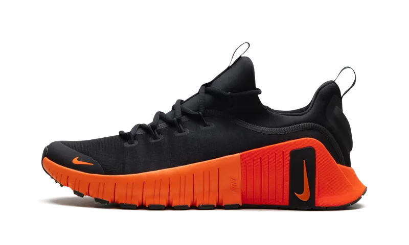 Nike Free Metcon 6 “Black Hyper Orange Hyper Crimson” (FJ7127-004)