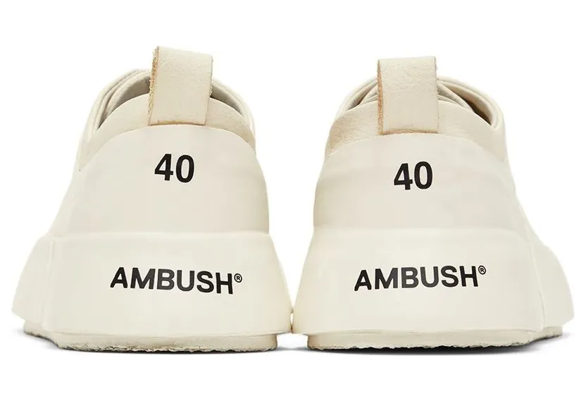 AMBUSH Off-White Leather Sneakers (BMIA006S22MAT0010100) (2)