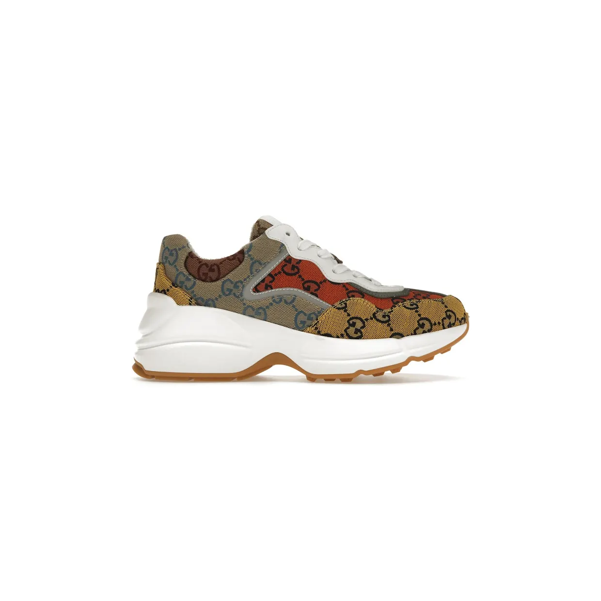 Gucci Rython GG Multicolor White (W) (_663681 2UZJ0 7064) (2)