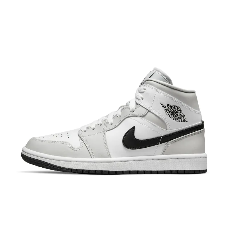 Air Jordan 1 Mid Light Smoke Grey – “White / Light Smoke Grey” (BQ6472-015)