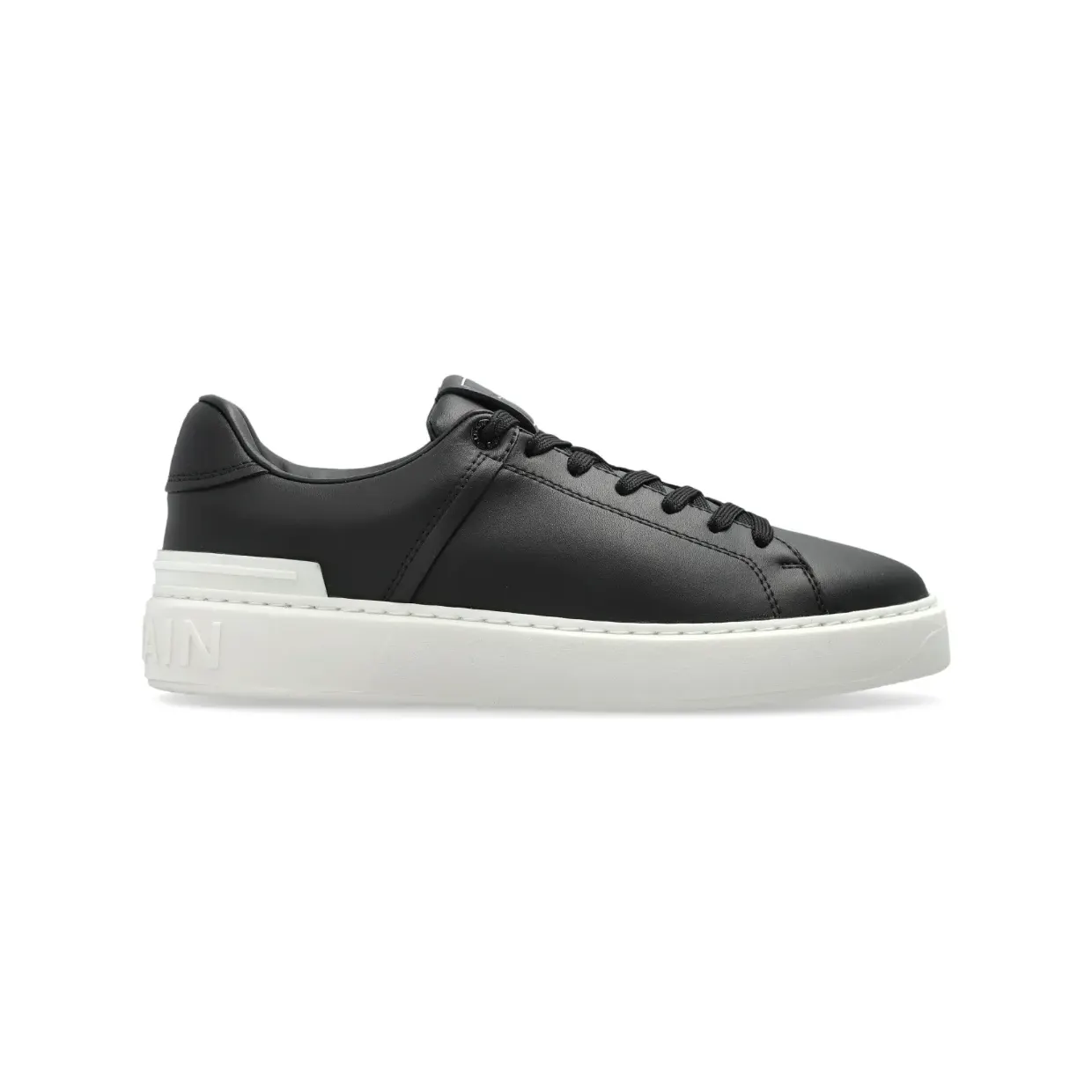 Balmain B-Court aus Glattleder “White” (HN1VI690LVTR)