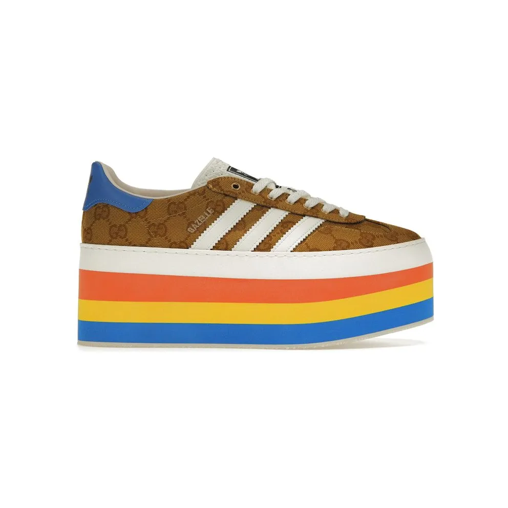 adidas x Gucci Gazelle Original GG Multicolor Platform (707873_UWV20_7163)