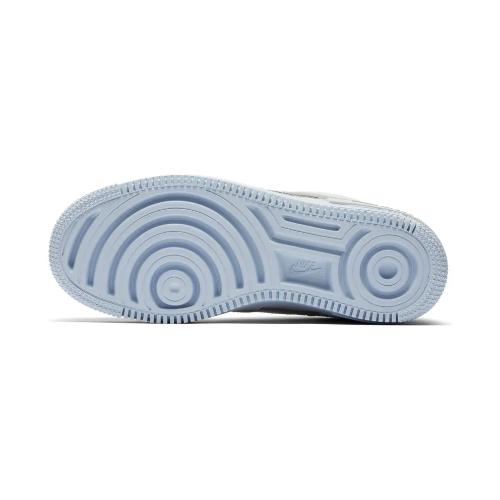 Nike Air Force 1 Shadow Pure Platinum Snakeskin Blue (W) Pure Platinum/Light Bone-Hydrogen Blue-Smoke Grey (CV3027-001)