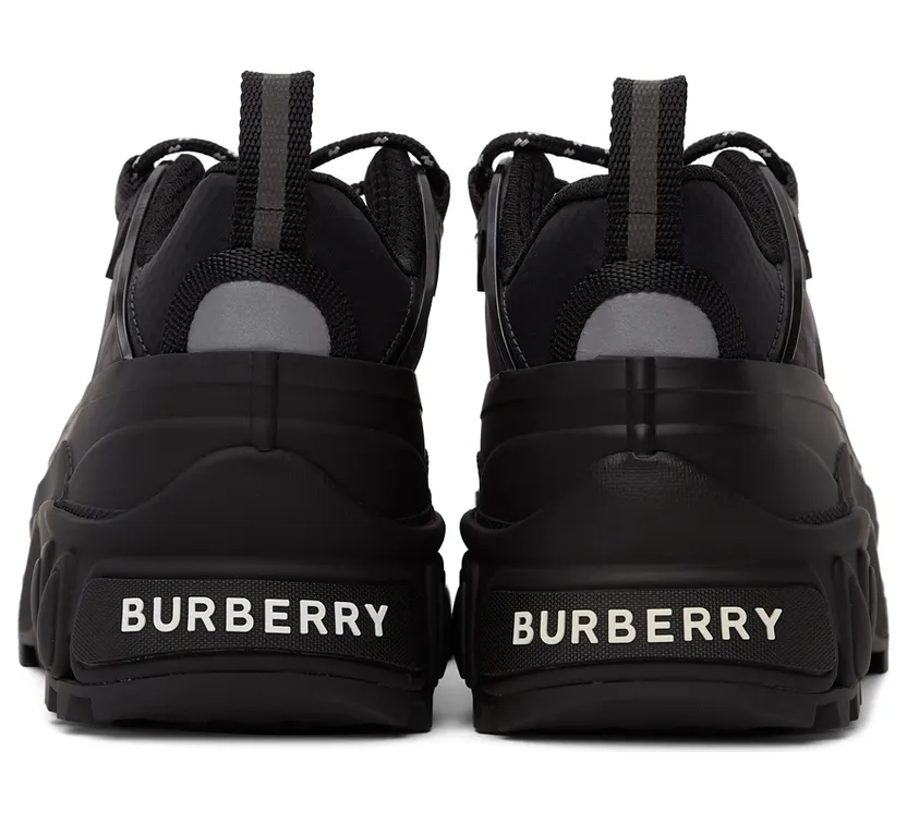 Burberry Black Check Technical Arthur Sneakers (8042584) (4)