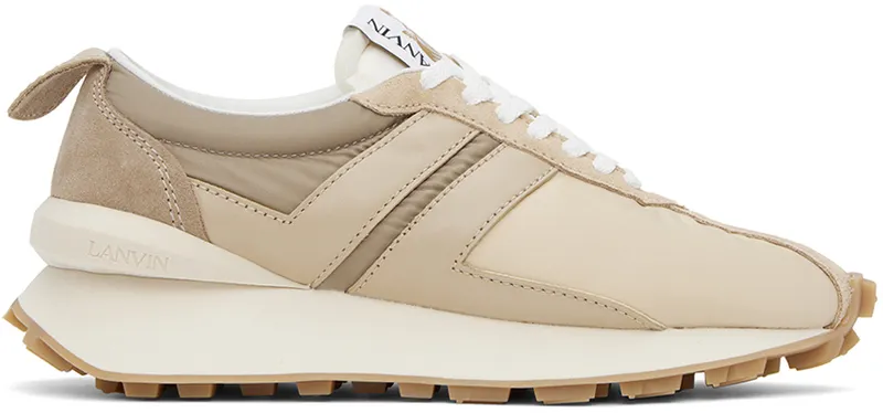 Lanvin Beige Bumpr Sneakers (FM-SKBRUC-NYLO-A22)