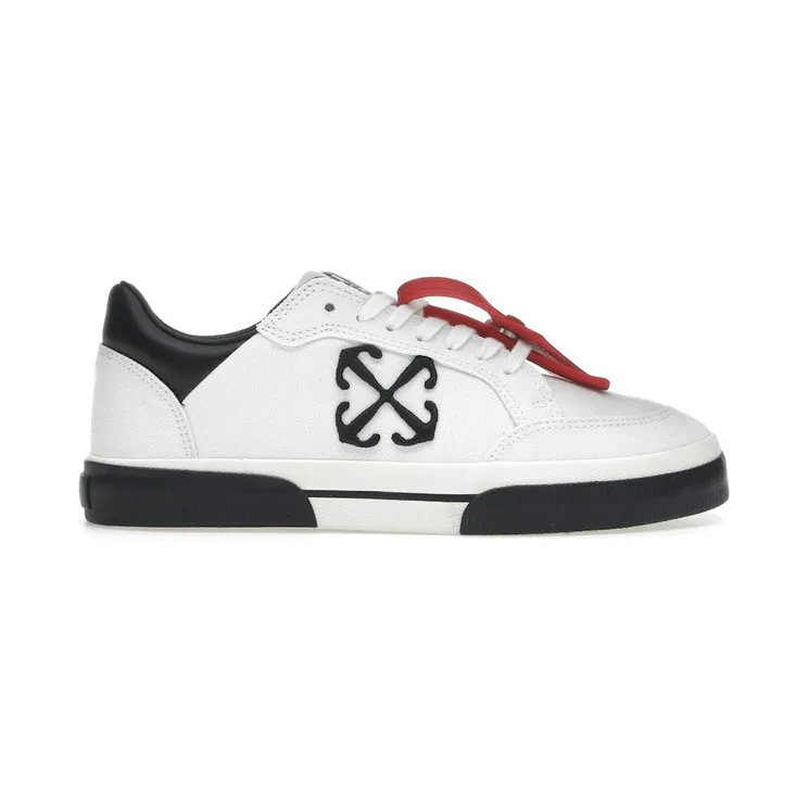OFF-WHITE New Low Vulcanized White Black (OMIA293S24FAB0010110)