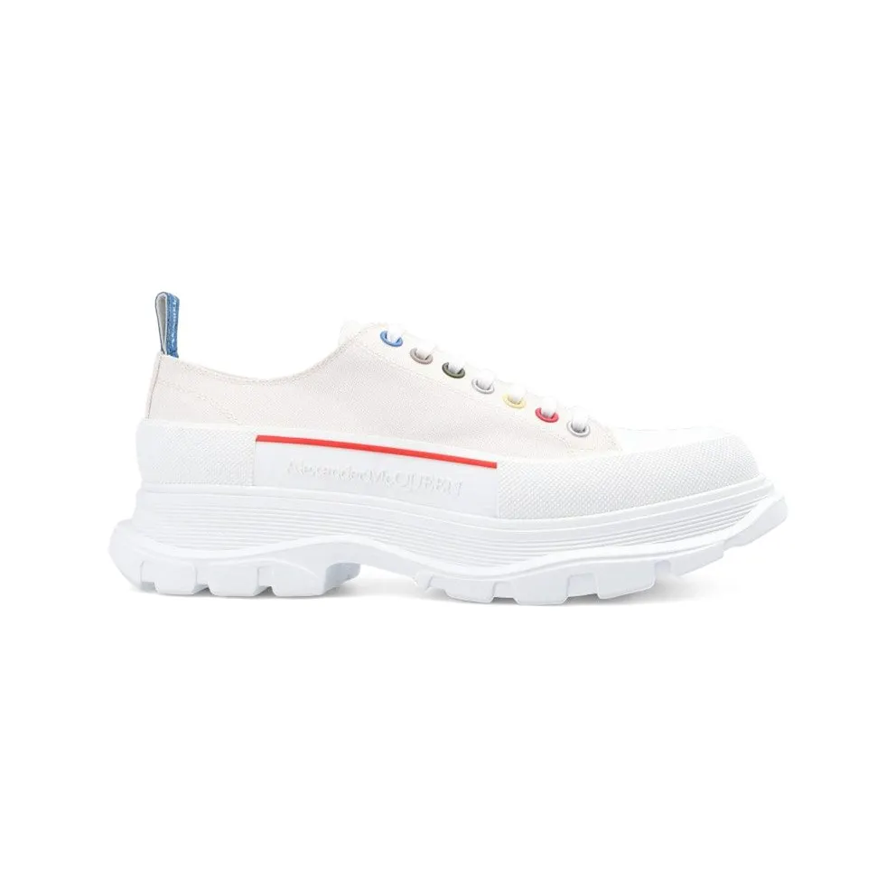 Alexander McQueen Tread Slick Low Lace Up White Multi (604257 W4MVG 9533)