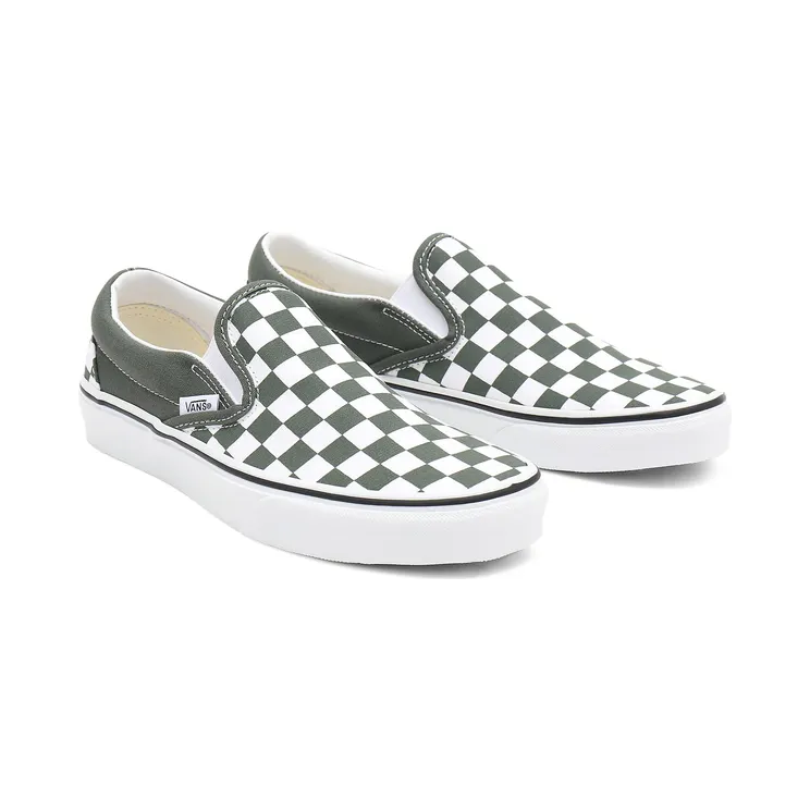 Vans Classic Slip-On Checkerboard “Thyme Checkerboard” (VN0A33TB9HO)