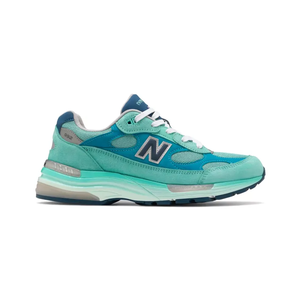 New Balance 992 MiUSA Blue Silver Metallic (M992TB)