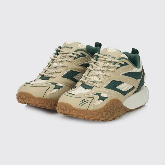 Plein Sport Urban Sprinter Mesh and Rubber Sneakers Green (SAFSUSC0933STE003N0605)