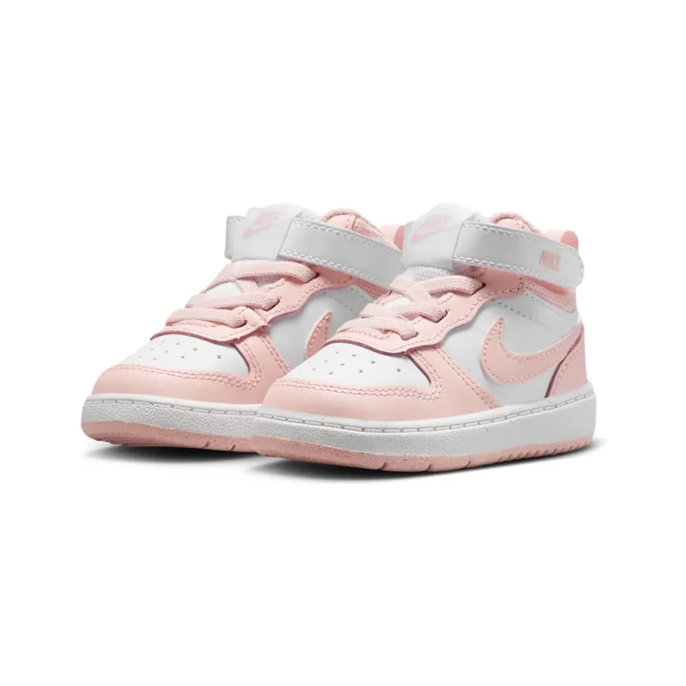 Nike Court Borough Mid 2 White Echo Pink (CD7784-122)