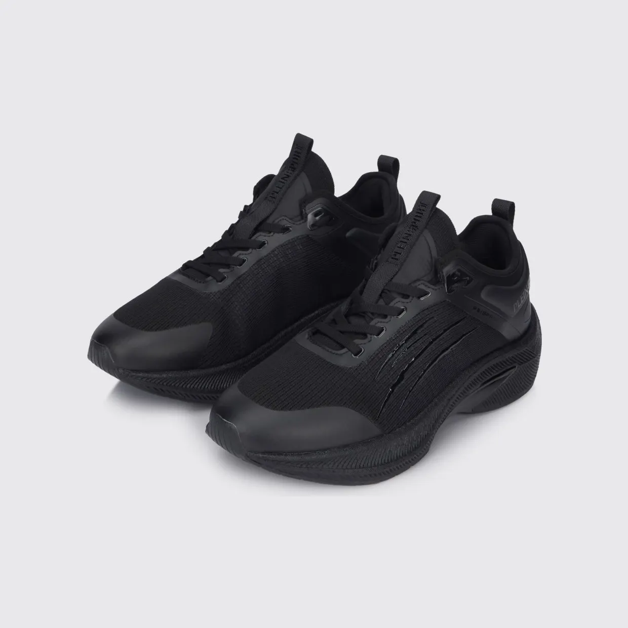 Plein Sport PS/Sprint-78 Mesh And Rubber Sneakers Black (FAESUSC0748STE003N0202)