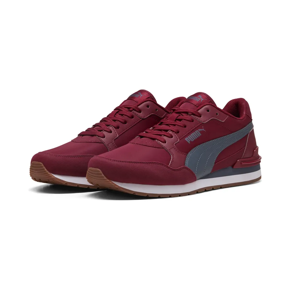 Puma ST Runner v4 Nylon “Garnet Glow / Evening Blue / Puma White / Gum” (399069_30)