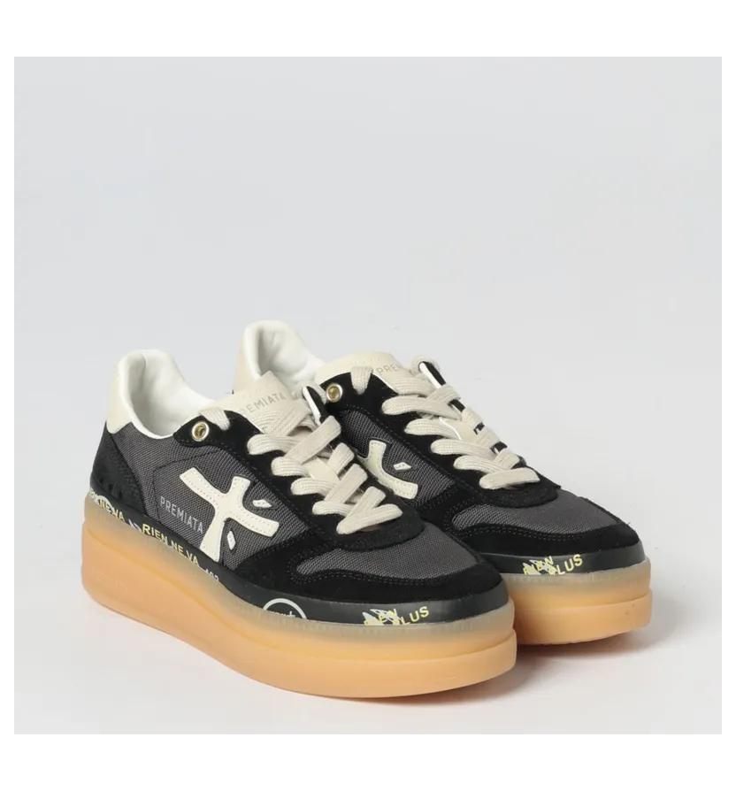 Premiata Micol Suede Black 1 (MICOL8193)