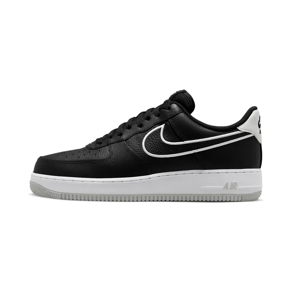 Nike Air Force 1 Low Embroidered Swoosh “Black / White / Photon Dust” (FJ4211-001)